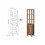 Bathroom Cabinets Set Vanity Unit Basin Tall Shelving Oak Effect Classic 4