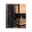 Vanity Unit Drawer Countertop Sink Freestanding Black Oak Effect Loft Brook 4