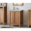 Bathroom Cabinets Set Vanity Unit Basin Tall Shelving Oak Effect Classic 5