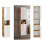 Bathroom Cabinets Vanity Sink Wall Unit Tall Storage White Gloss Oak Arub 5
