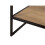 Vanity Unit Basin Freestanding Black/Oak Effect Loft Industrial Brook 5