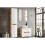 Vanity Countertop Wall Drawer 600 Cabinet White Gloss Oak Effect Arub 6
