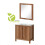 Bathroom Set 800 Vanity Unit + Sink + Wall Mirror Oak Effect Classic 2