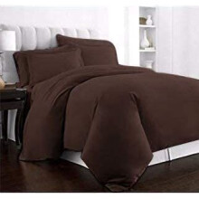 100% Egyptian Cotton 400 Thread Count Extra Deep 16'' (40cms) Fitted Bed Sheet, By Viceroybedding (Single, Chocolate Brown)
