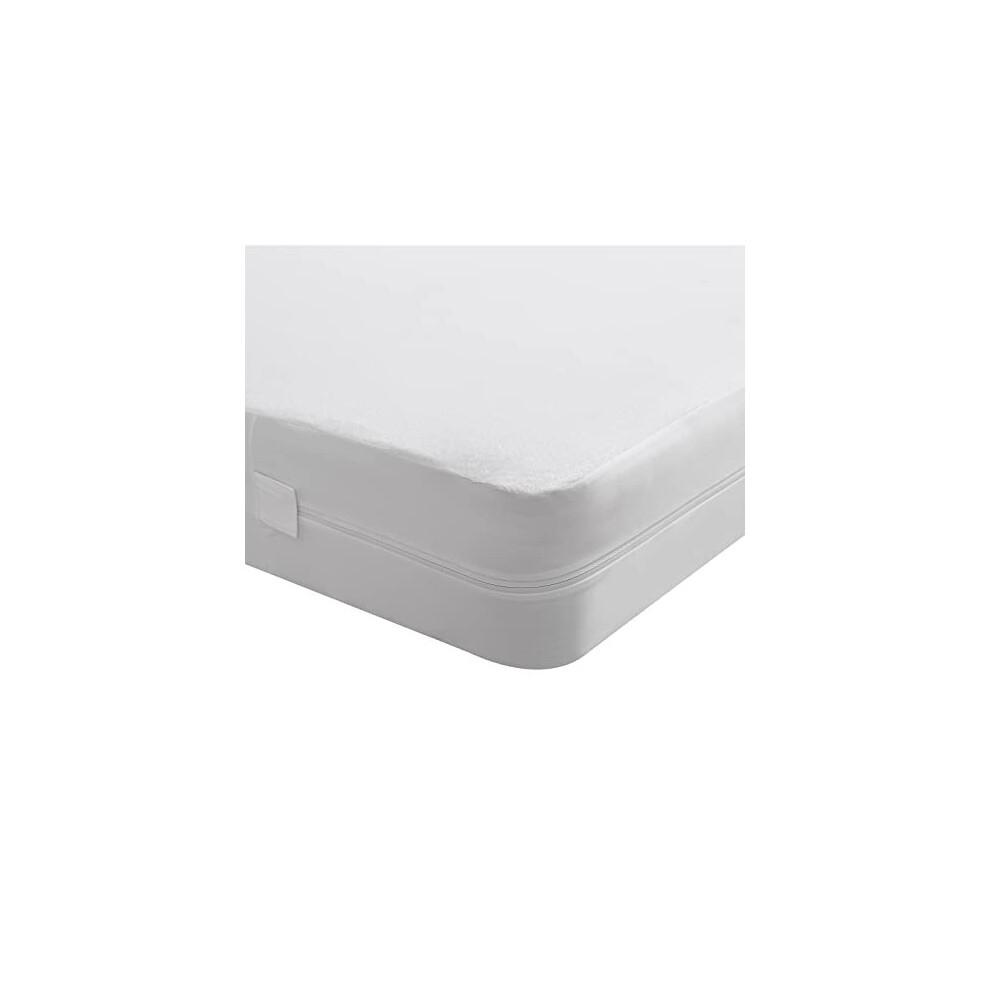 Beedsooth Zippered Waterproof Mattress Encasement - Double Bed (135X190x16cm) Premium Bed Bug Proof Mattress Protector Hypoallergenic Dust Mite Proof