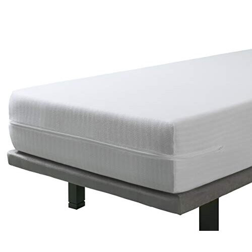 Velfont Fully enclosed zipped Mattress Cover. Double Bed Size 135cm x 190/200cm Zippered bi
