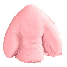 S Green Linens Batwing Pillowcase for Orthopaedic Batwing Pillows Baby Pink Colour (Baby Pink)