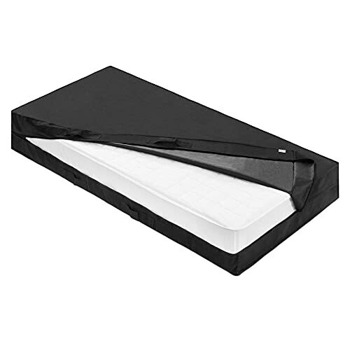 Navaris Single Mattress Protector Black Mattress Bag for Storing