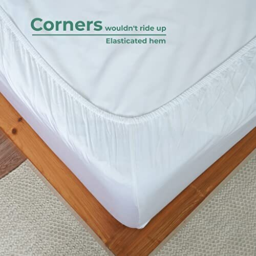 Ackly Bamboo Double Fitted Sheet - 40cm Deep, 400 Thread Count Fitted Bed Sheets Double - Cool, Soft and Hypoallergenic Double Bed Sheet - Extra Deep 2