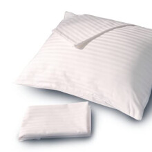 FeelAtHome 100% Cotton Pillow Cover With Zipper Waterproof Covers- 30 x 20 Inches(Pack of 4, Queen) - Noiseless Pillowcase Cover - Zippered Pillow