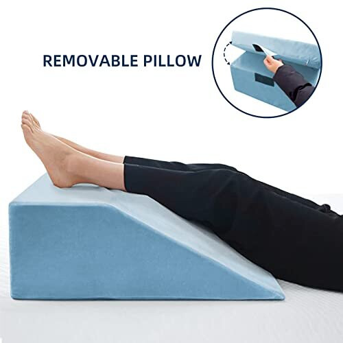 NOFFA Bed Wedge Pillow Adjustable for Sleeping, Leg Elevation, Sitting