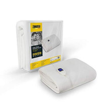 Zanussi Electric Blanket, Heated Single Fitted Underblanket, 9 Heat Settings, Low Energy & Energy Efficient, Machine Washable, Overheat Protection,