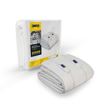 Zanussi Electric Blanket, Heated King Fitted Underblanket, 9 Heat Settings, Low Energy & Energy Efficient, Machine Washable, Overheat Protection, 150