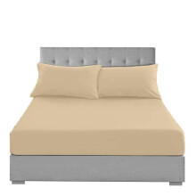Dazzle Collection Fitted Sheet 180 Thread Count Polycotton | 50% Cotton 50% Polyester | Non Iron Plain Fitted Sheet Machine Washable (Super King,