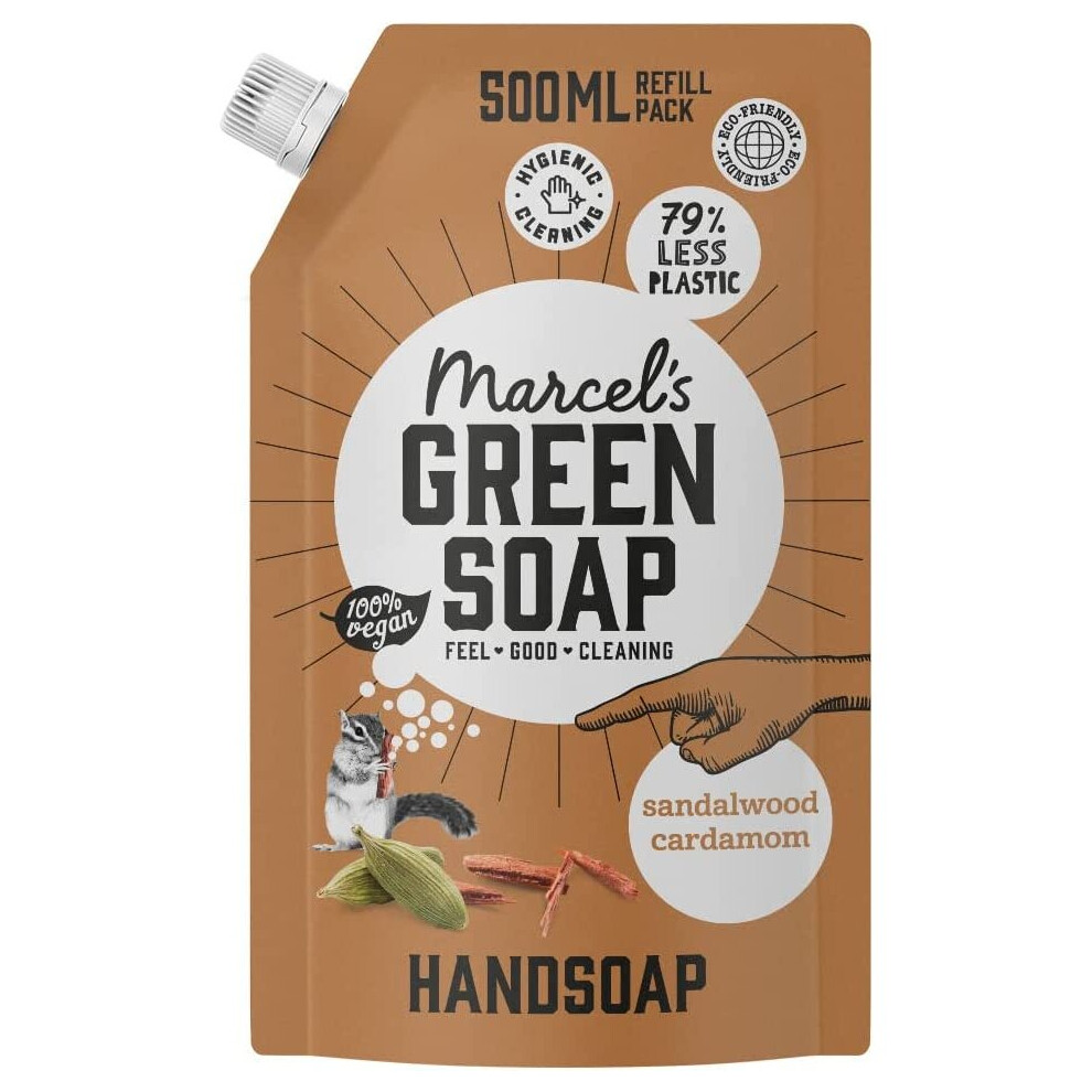Marcels Green Soap Handwash Refill S&C 500Ml