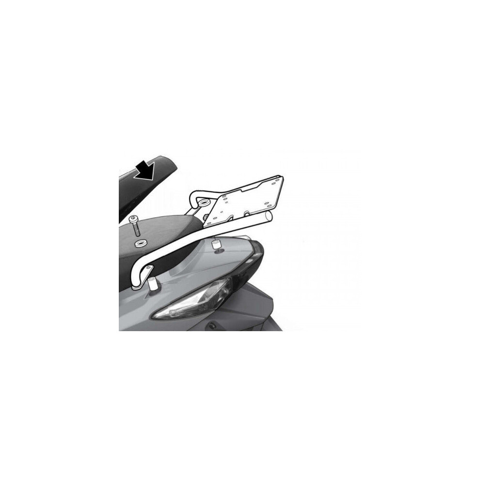 Shad Top Box Fitting Kit For Kymco Agility 125 Rs Models 8430358520554