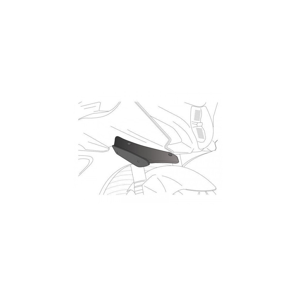 Puig Sport Downforce Spoilers For Kawasaki Ninja H2 Sx (18-19) Black 8435529312778