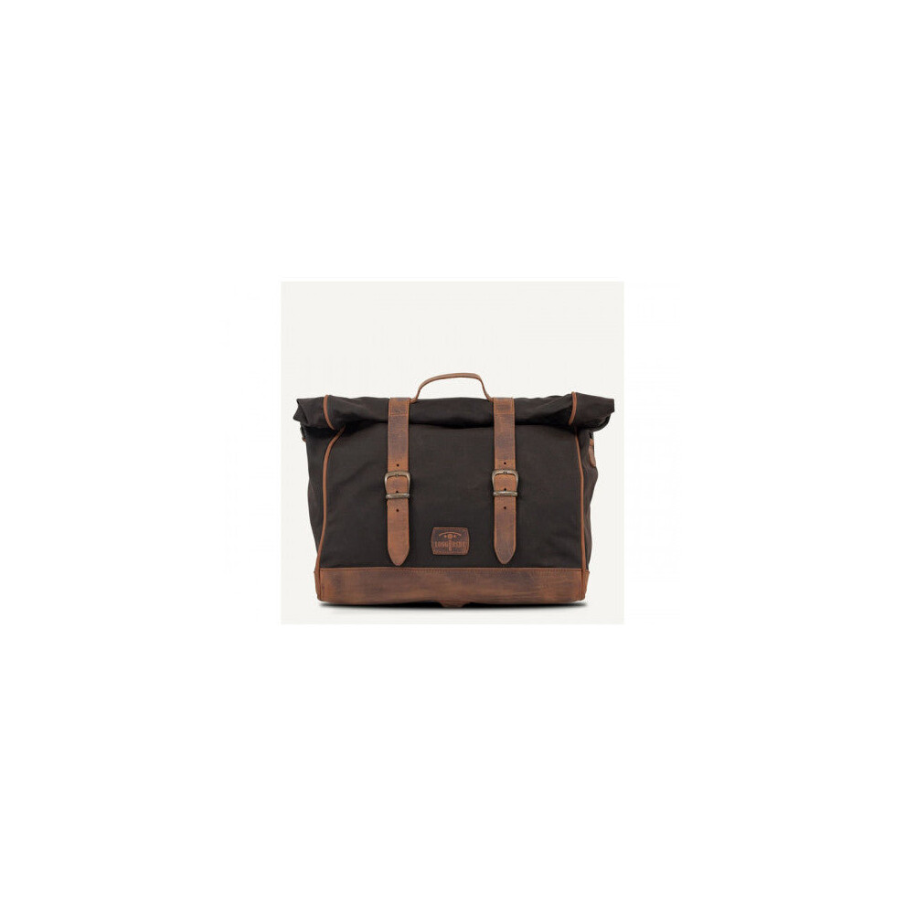 Longride Waxed Canvas Quick Release Saddlebag Khaki - 18 Liters 5415177038926