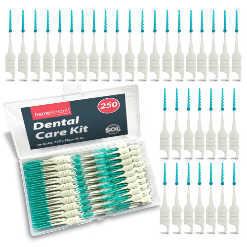 SOL 250 x Floss Picks | Soft Dental Picks with Silicone Design