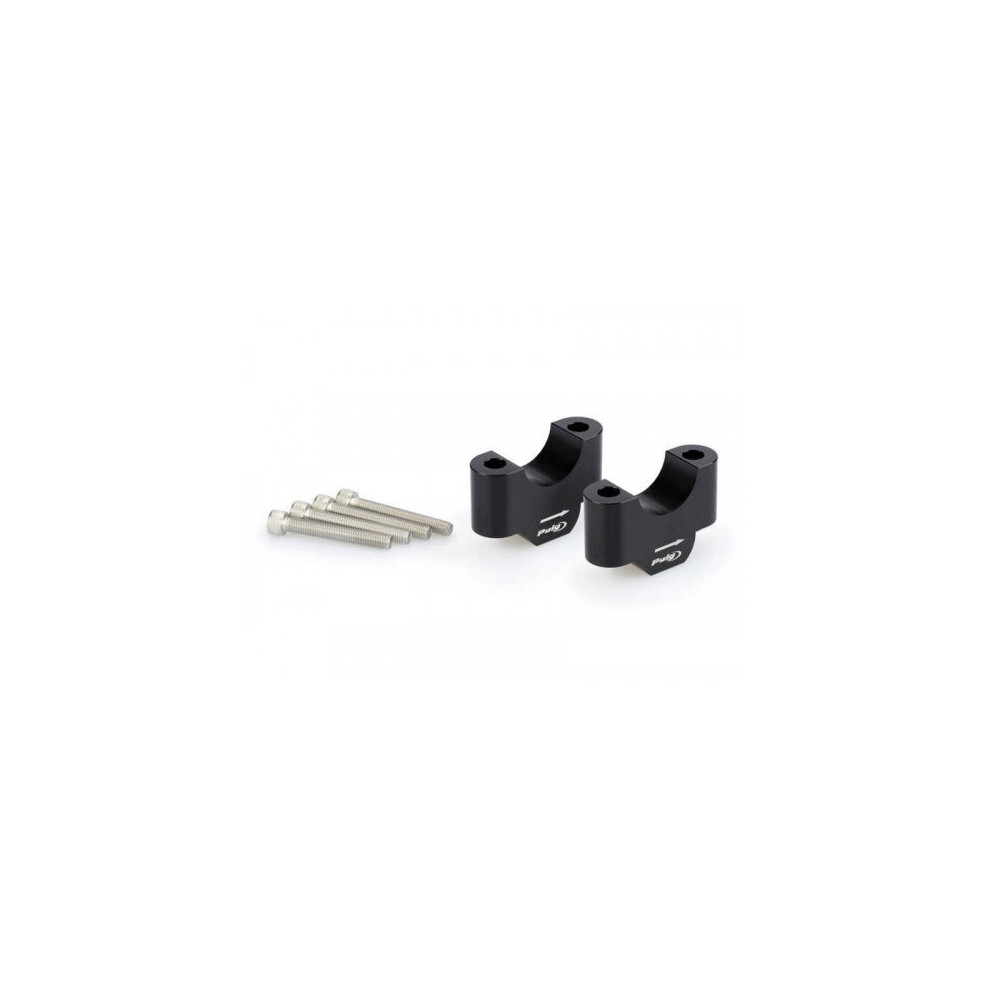 Puig Handlebar Risers For 32Mm X 20Mm Bars Silver 8435529322500