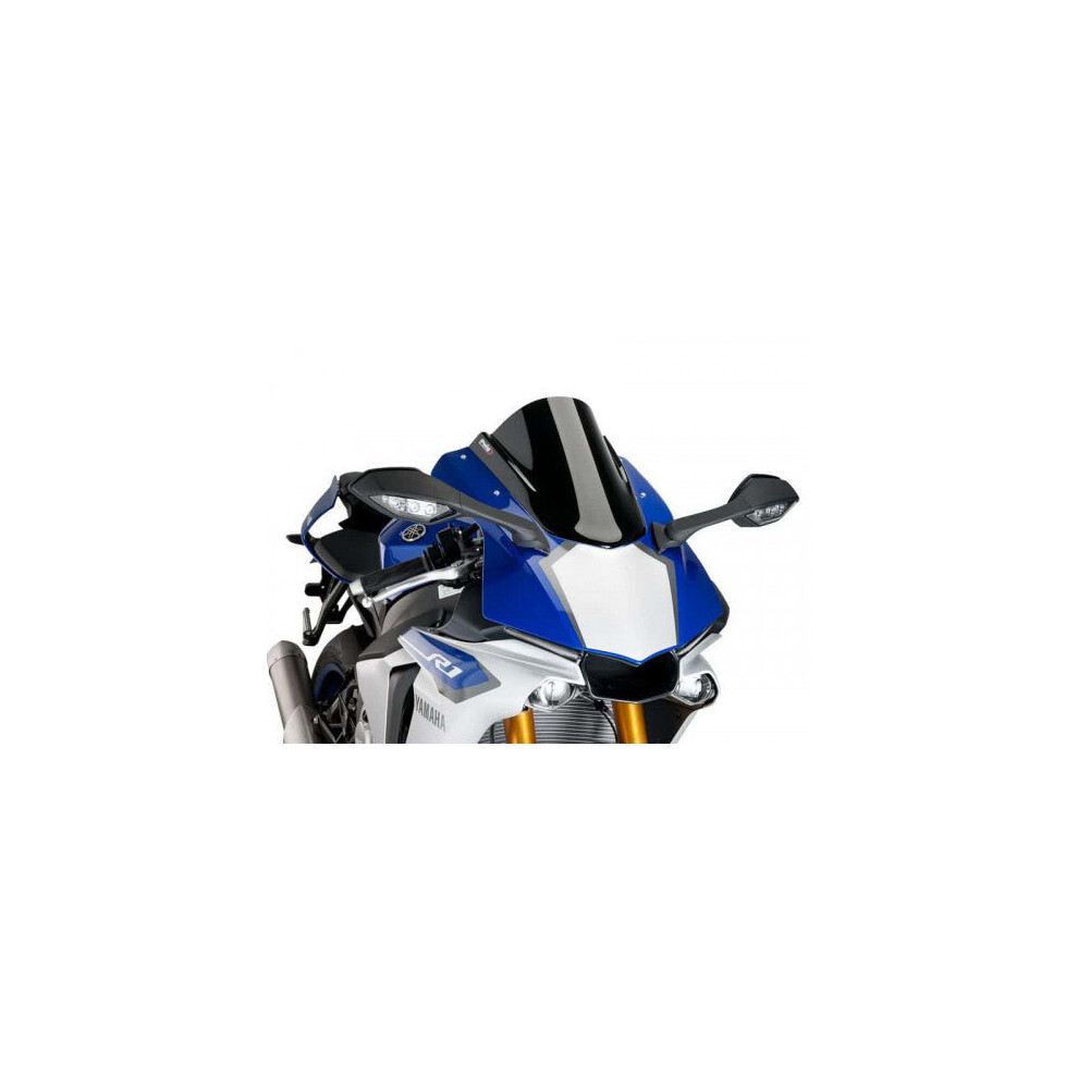 Puig Z-Racing Screen For Yamaha Yzf R1 (15-19),Yamaha Yzf R1 M (17-19) Black 7648000000786