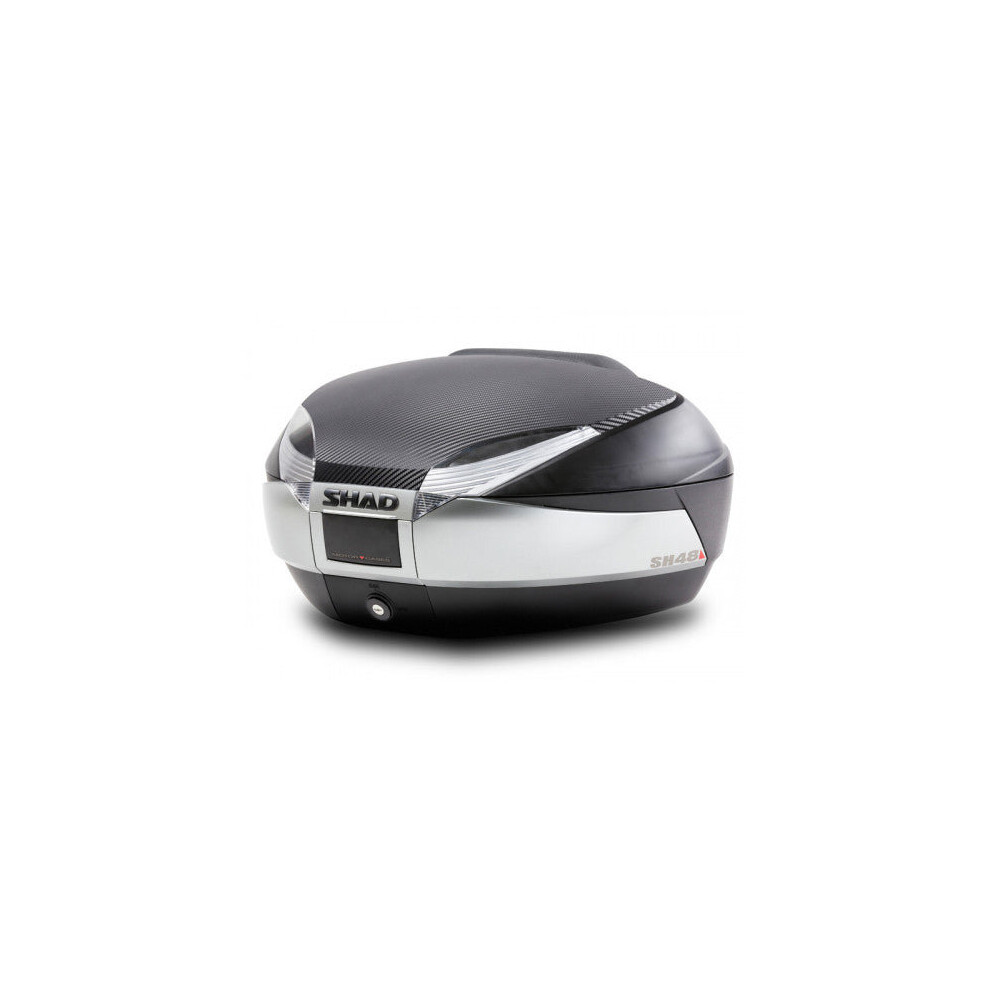 Shad Sh48 Top Box / Titanium Including Backrest And Carbon Cover Black 8430358665132