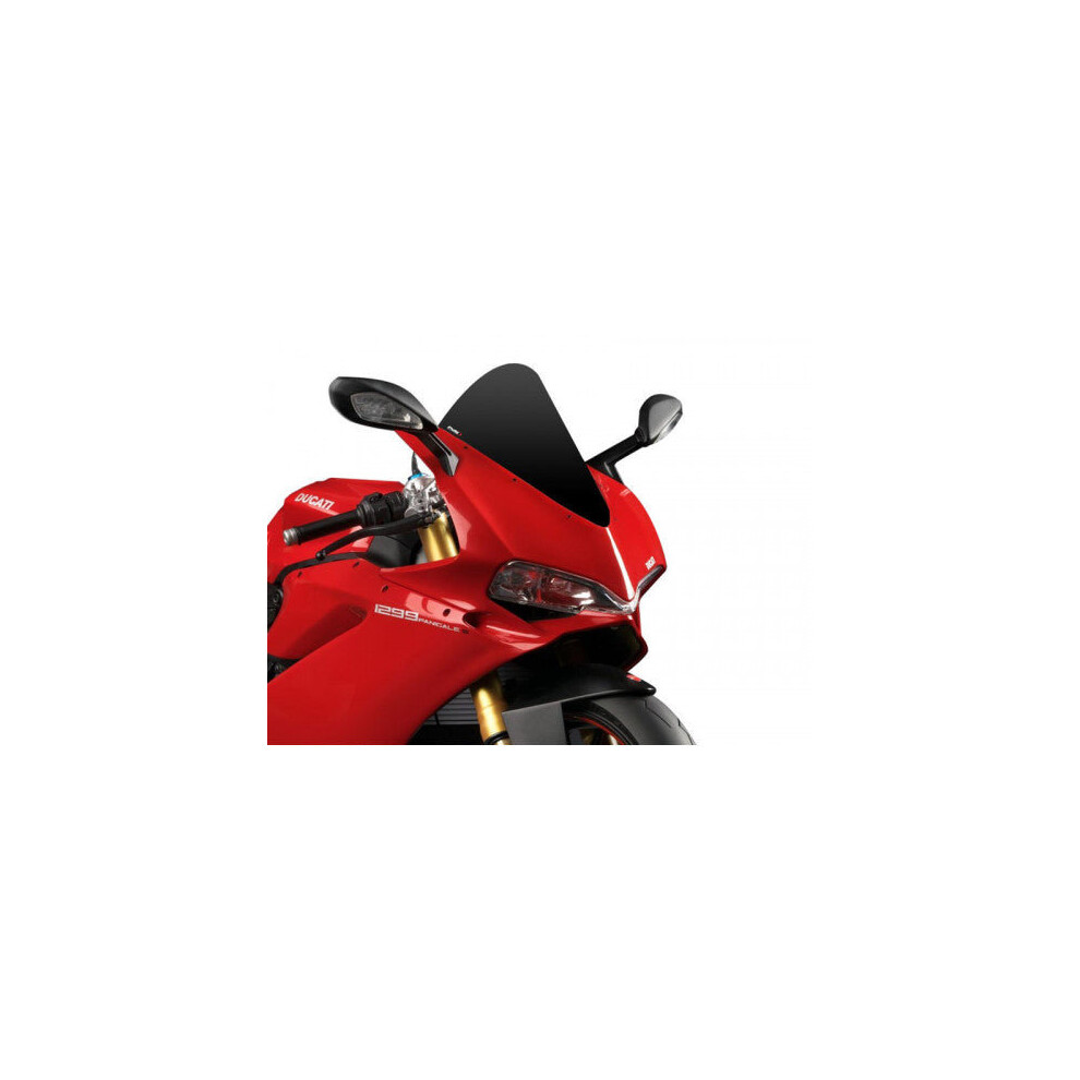 Puig R-Racer Screen For Ducati 1299 Panigale (15-17) Black 7621000000789