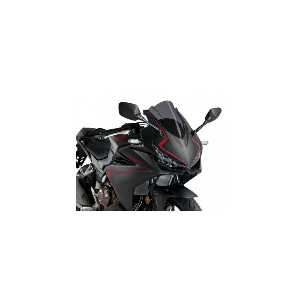 Puig Z-Racing Screen Smoke For Honda Cbr500 R (19-23) Dark 8435529311658