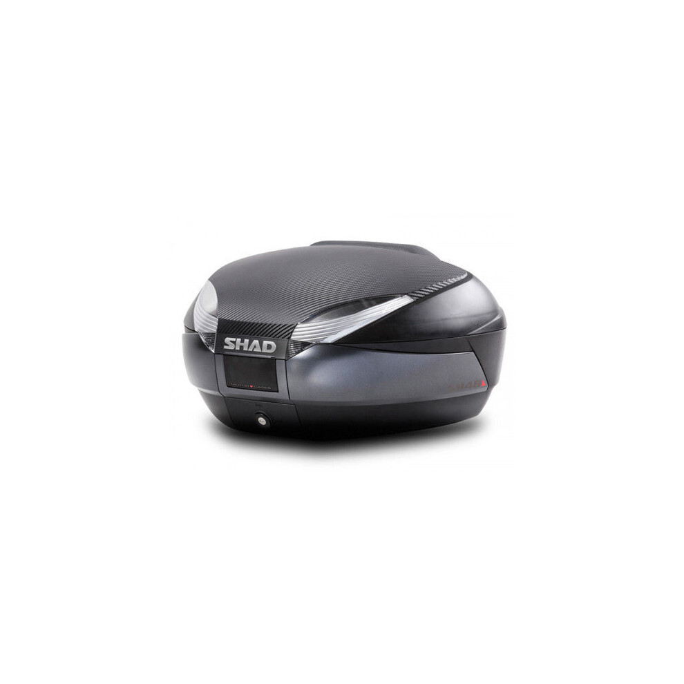 Shad Sh48 Top Box / Including Backrest And Carbon Cover Black/Dark/Grey 8430358665125
