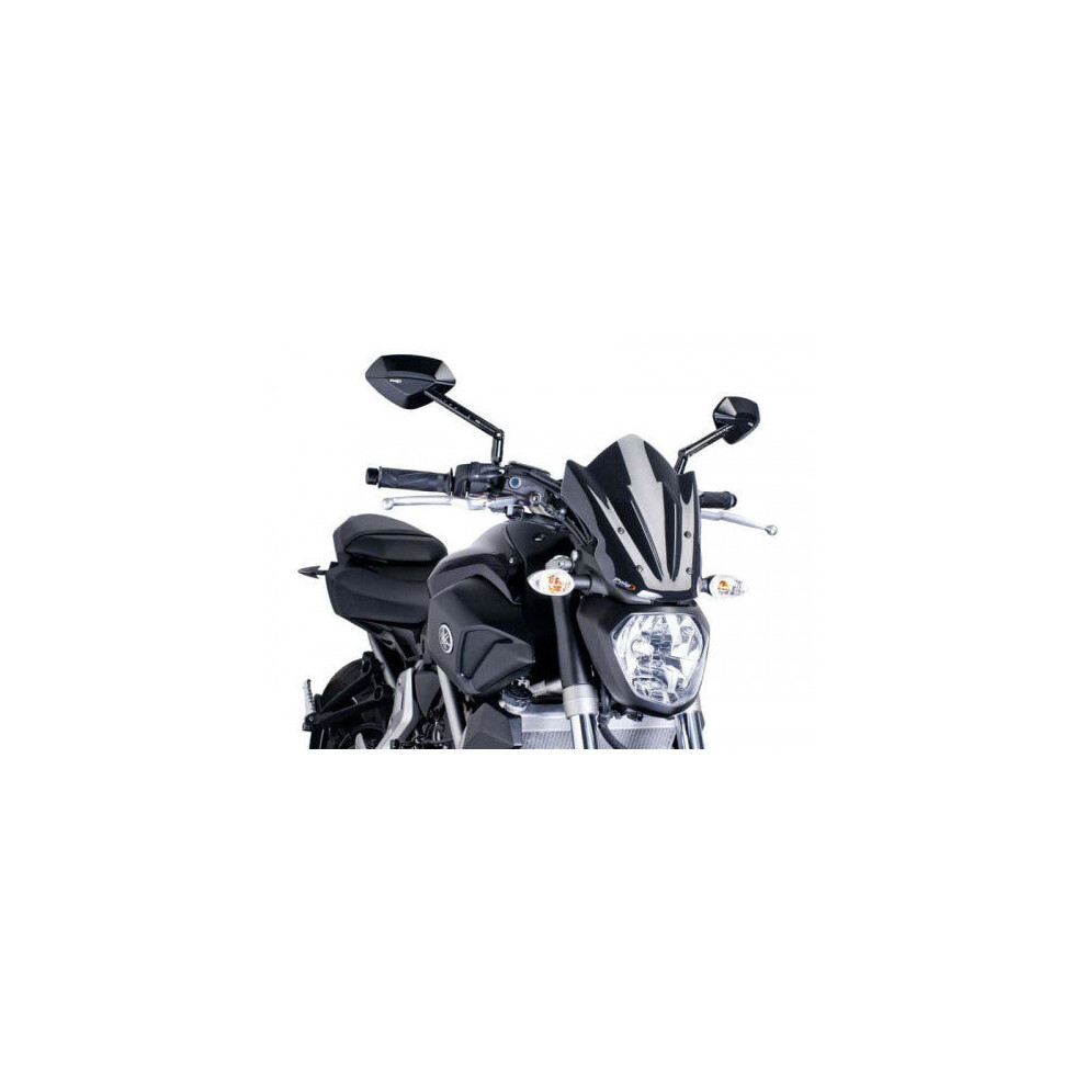 Puig New Generation Sport Screen For Yamaha Mt-07 (14-17) Black 7015000000786