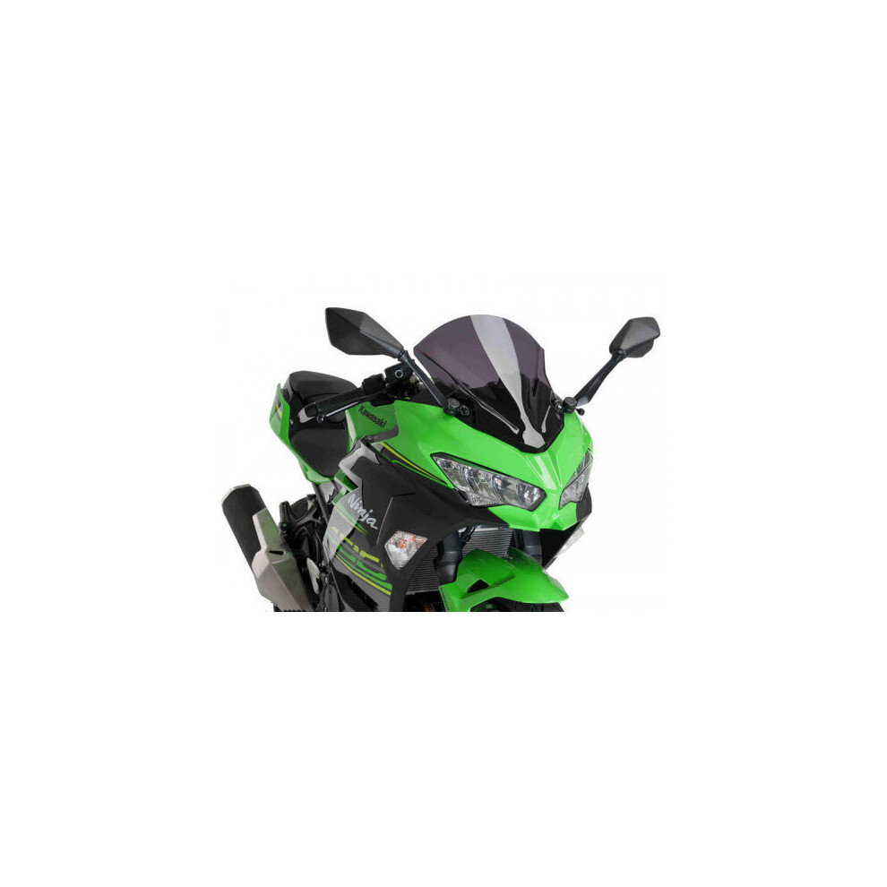 Puig Z-Racing Screen Smoke For Kawasaki Ninja 400 (18-23) Dark 8435529300010