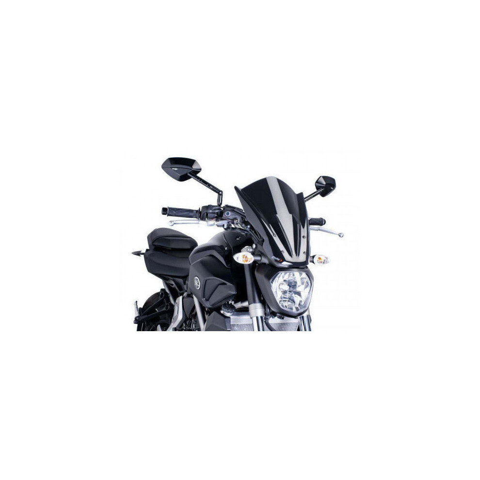 Puig New Generation Touring Screen For Yamaha Mt-07 (14-17) Black 7016000000783