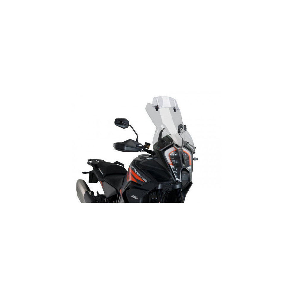 Puig Touring Screen Plus With Extender Smoke For Ktm 1290 Super Adventure R (21-23) Light 8435529334190