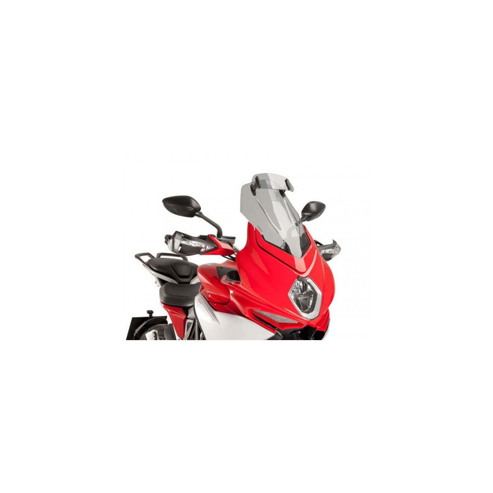 Puig Touring Screen With Extender Smoke For Mv Agusta Turismo Veloce 800 (14-23) Light 8435529302403