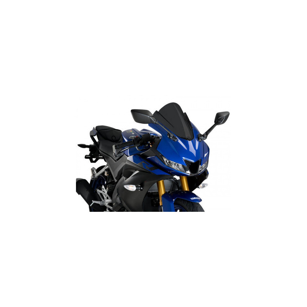 Puig Z-Racing Screen Smoke For Yamaha Yzf 125 R (19-23) Dark 8435529311795