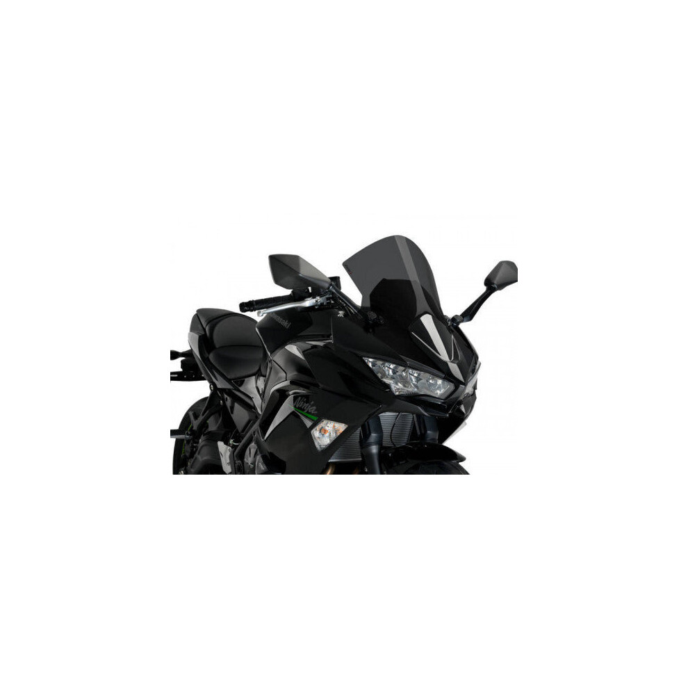 Puig R-Racer Screen Smoke For Kawasaki Ninja 650 (20-23) Dark 8435529321688
