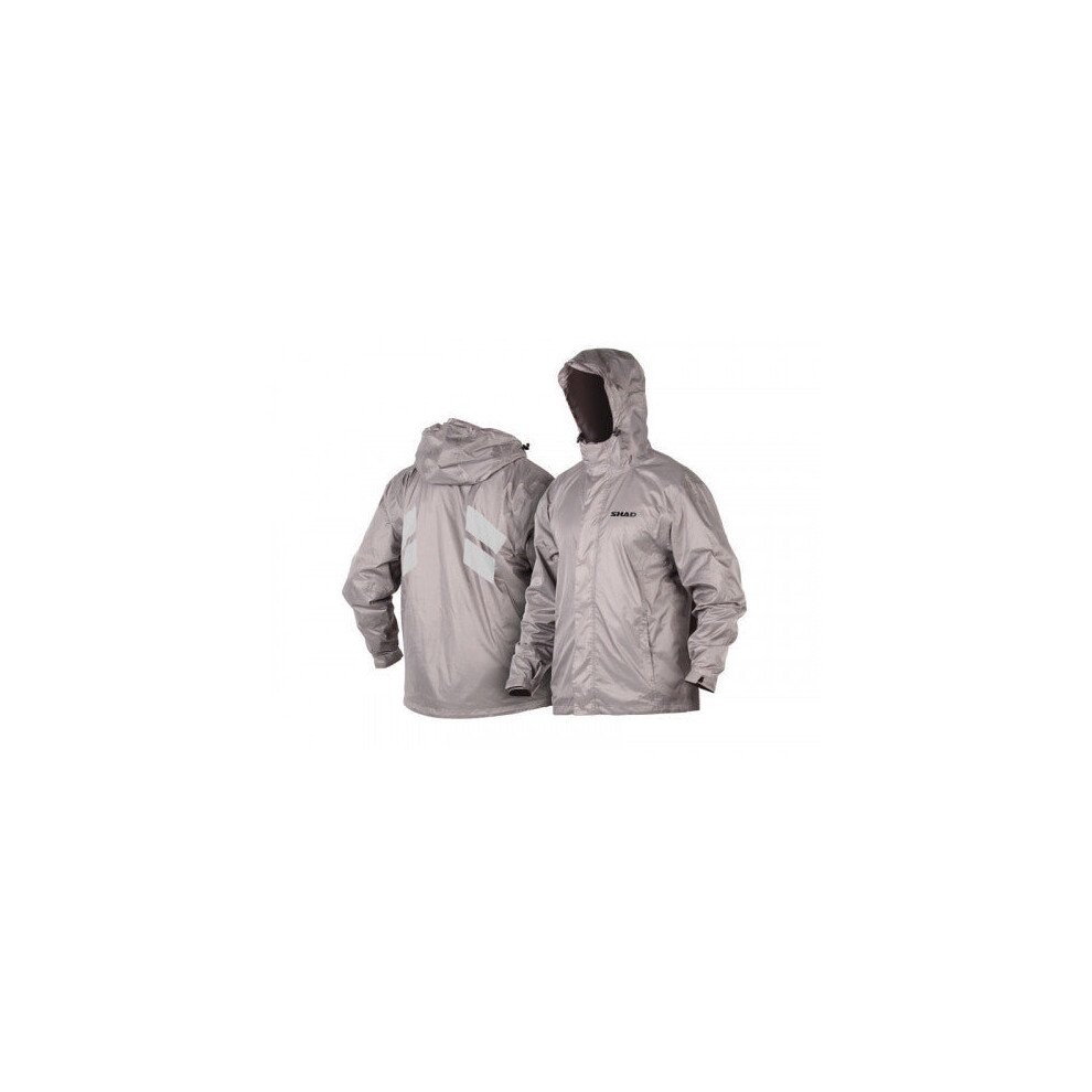 (2Xl) Shad 100% Waterproof Rain Jacket Silver 8430358624368