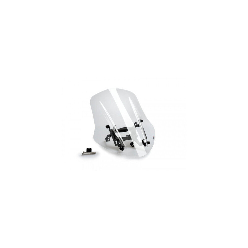 Puig Clear 3775W - New Generation Adjustable Touring Screen For Ducati Diavel 1260 2019-2023 - Image 5