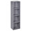 URBN Living (Grey, 4 Tier) URBN LIVING Wooden Bookcase Storage Shelf 1