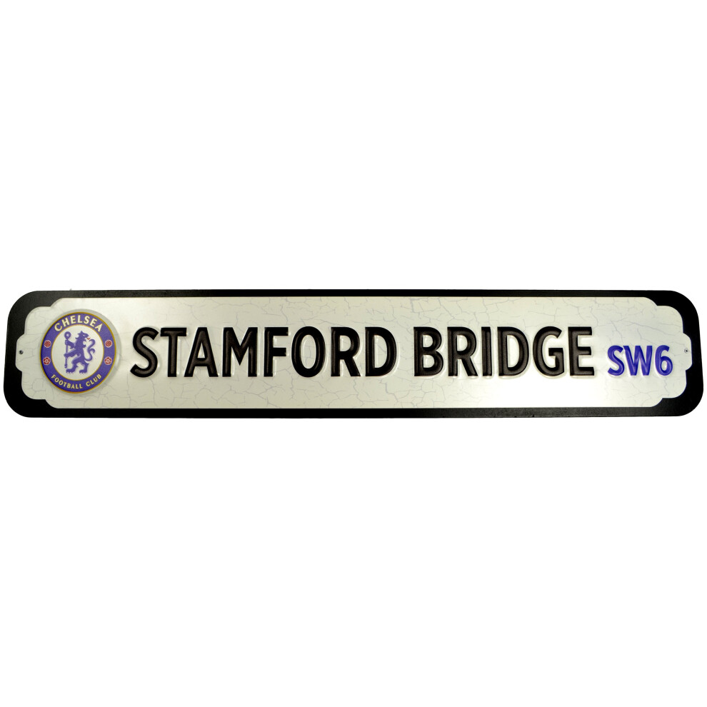 Chelsea Deluxe Metal / MDF Backed Stadium Signs 60cm x 10cm