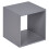 URBN Living (Grey, Cube) URBN LIVING Wooden Bookcase Storage Shelf 1