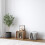 URBN Living (Beech, Cube) URBN LIVING Wooden Bookcase Storage Shelf 2