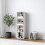 URBN Living (White, 4 Tier) URBN LIVING Wooden Bookcase Storage Shelf 2