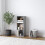 URBN Living (Grey, 3 Tier) URBN LIVING Wooden Bookcase Storage Shelf 2