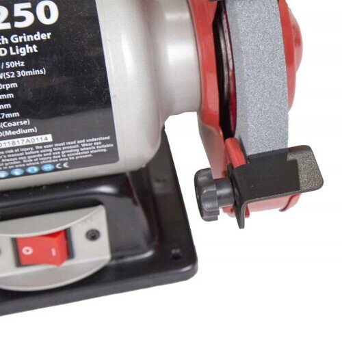 Lumberjack 6" Bench Grinder with LED Light 1