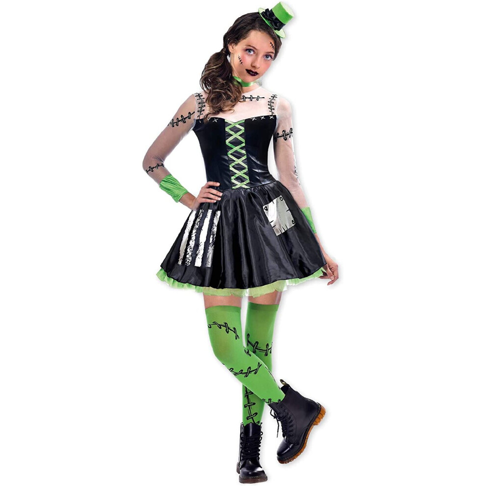 Freaky Frankie Adult Frankenstein Halloween Ladies Costume Size 8-10