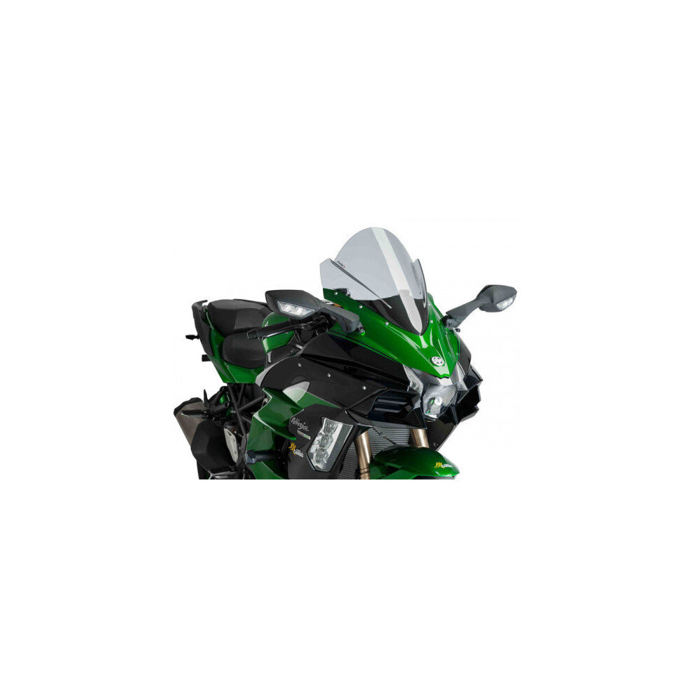 Puig Racing Screen Smoke For Kawasaki H2 Sx Se (22-23) Light 8435529303202