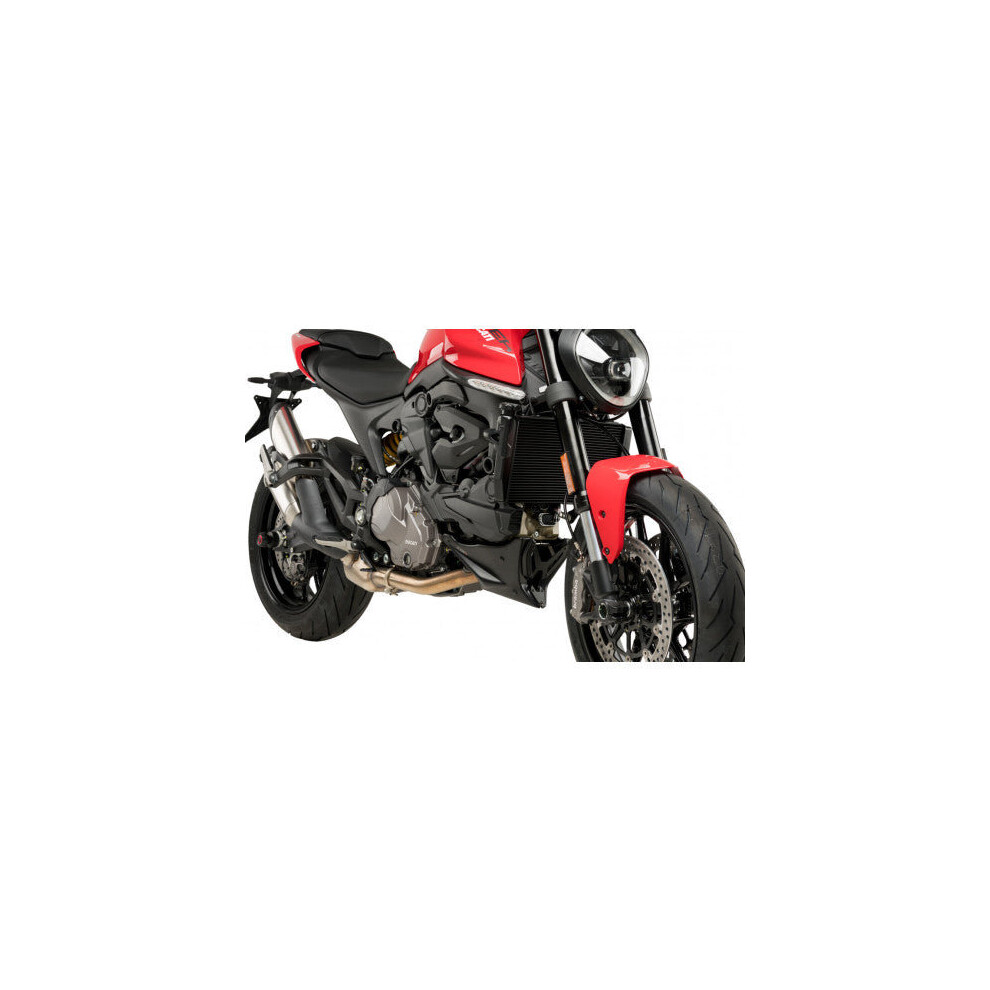 Puig Matt Black 20714J - Engine Spoiler For Ducati Monster 937 2021-2025 - Image 3