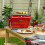 Gloss Red Stylish Barbecue in Portable Bag Shape Best UK 9