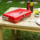 Gloss Red Stylish Barbecue in Portable Bag Shape Best UK 5